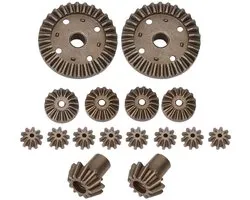 Accessoires de transmission en métal, pièces de mise à niveau de transmission en métal, durables, très efficaces pour Wltoys 12423 Wltoys 12428