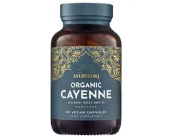 Ayurvediq - Cayenne Peper Capsules - Bio Organic - 60 stuks