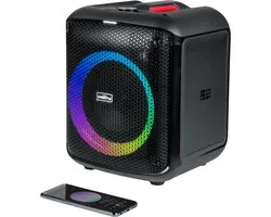 BigBen Interactive Enceinte BT lumineuse 200W + Micro Filaire Noir