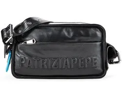 Patrizia Pepe (IM)Perfection Crossbody tas Leder 25 cm - Dames - nero