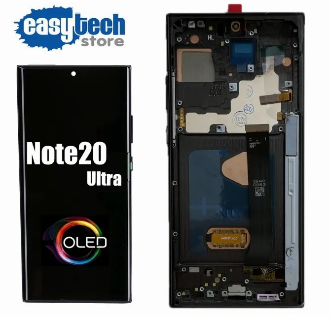 SAMSUNG NOTE 20 Ultra SM-N985 N986 Display Soft OLED Touch Screen Schermo Nero