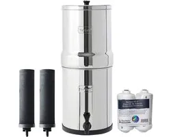 Travel Berkey® 5.6 liter - 2x Black Berkey® + 2x PF-2