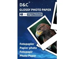 Fotopapier - Glossy Glanzend - 50 Vellen A6 Formaat - 100x150mm - 180 Gram per m²