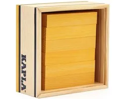 KAPLA - KAPLA Kleur - Constructiespeelgoed - Geel - 40 Plankjes
