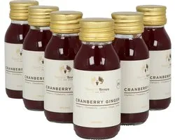 Blond & Brown - Cranberry Ginger BIO Shot 6 pack - 6x60 milliliter - Kruidenpreparaat