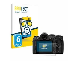 BROTECT - Protecteur d'écran pour Olympus OM System OM-1 Mark II - Film de Protection en Feuille Verre de Protection Transparent (6 Pièces)