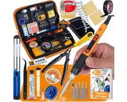Rosfix Soldeerbout Set Pro 80W LCD 17-in-1 - Compleet ESD Kit - 180–500°C, 80W
