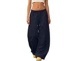 Generisch Kinder Mädchen Baggy Jogginghose Breite Sweatpants Weite Bein Jogging Hose mit Taschen Mädchen Sport Outfits Extra Leicht Jogginghosen Wide Leg Freizeithose Yogahose