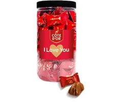 Cote d'Or Mini Bouchée chocolade "I Love You" - melkchocolade met praliné - 500g