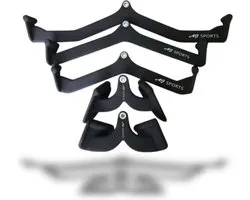 AJ-Sports Pulley accessoire set - 5 Grips - Multi Grip Attachment Set - Trainingsgrepen set - Roeigrepen - Lat pulley - Lat pulldown - Lat Booster Handles -Bodybuilding - Fitness reep – kabelstation - krachtstation – Fitness - Krachttraining