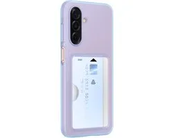 Coque arrière avec porte-carte Galaxy A26 5G Bleu