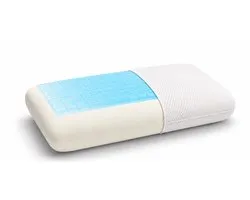 iSleep KoelComfort - Oreiller rafraîchissant - Mousse à mémoire de forme - Gel rafraîchissant - 40x60 cm - Housse lavable