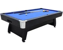 Strength - Table de billard 8FT - Table de billard Blauw- Zwart - Billard Hobby 8FT - Solide et élégant