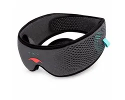 Manta SOUND Sleep Mask - 100% blackout zonder druk op de ogen - Ultradunne Bluetooth 5mm speakers - Ontworpen voor zijslapers - Tot 24 uur batterijduur - Volledig verstelbaar voor ultiem comfort en pasvorm - Ademende, ventilerende materialen