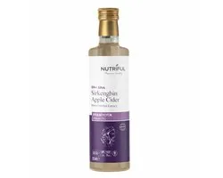 Nutriful Ibn-i Sina Sirkengebin AppelCider Prebiotische Detox Azijn (Prebiotic) - Gemengd kruidenextract - Halal - Bloemenhoning - Appelciderazijn - Meidoornazijn - Druivenazijn - Rozemarijnsap - Tijmwater - 1 fles van 250 ml