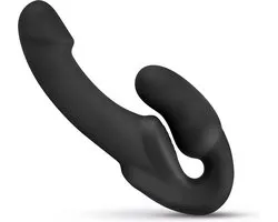 No-Parts - Morgan Strapless Strapon Dildo 22 cm - Zwart