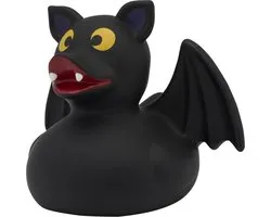 Lilalu Rubber Duck Bat Junior 8.5 Cm Caoutchouc Zwart