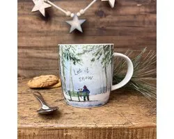 Tasse de Noël Alex Clark In the Woods ~ Let it snow