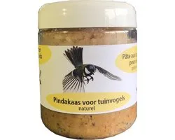 Vogelvoer - Pindakaas voor vogels- naturel - 300 gram- 1 pot