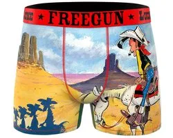 Freegun Lucky Luke Wanted Poster Boxers Veelkleurig S Man