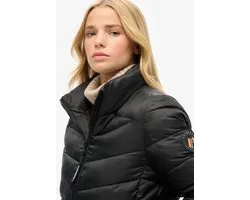 Superdry Fuji Quilt Padded Winterjas Dames - Maat M (38)