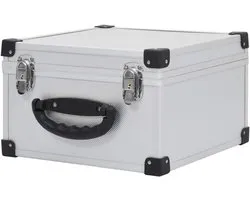 Opbergkoffer - DVD Box - Media Archiveren - Afsluitbaar - 29.5 cm - Zilver