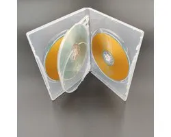 Panmer 4 Way DVD Case - Super Clear 27mm Spine - Voor 4 DVDs