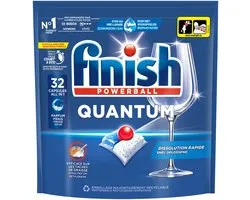 Finish Vaatwastabletten Powerball Quantum All-In-1 Regular (32 tabletten)