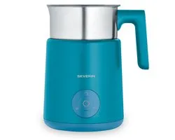 Severin SM 3596 Spuma Lite Inductie Melkopschuimer – Oceaanblauw – 400 ml – Warm & Koud Opschuimen – Chocoladefunctie