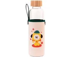 Bt21 Gourde Chimmy 500 ml 7 X 23,5 Cm Glas Transparent/beige