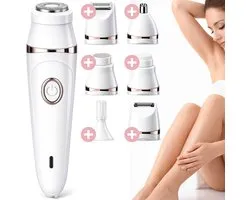 Vimora 7-in-1 Ladyshave voor vrouwen - Scheerapparaat voor dames - Ontharing & gezichtshaar - Bikini lijn - Verwijderen - Gezicht - Trimmer