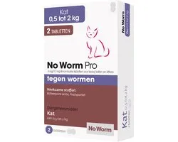 Exil No Worm Pro - Kitten - 2 tabletten