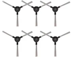 6x Zijborstel Geschikt Voor Blaupunkt Bluebot XEASY / XPOWER+ Robotstofzuiger