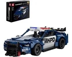 Mould King 15073 Ensemble de modèles de construction de voiture de police Mustang | 786 Pieces est compatible avec la célèbre marque.