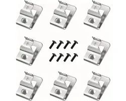 Lot de 8 crochets de ceinture de rechange pour perceuse électrique avec vis, compatibles avec les Tools Power Dewalt N268241 20 V DCD980 DCD980L2 DCD985L2 DCD985