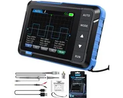 Mini Oscilloscope Numérique FNIRSI - Compact & Portable - Générateur de Signal - 5 MS/s 1 MHz
