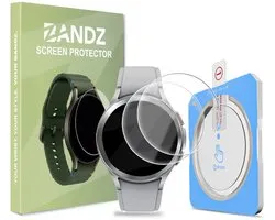 Protection d'écran en Verres Bandz (lot de 2) avec outil de pose en un clic – Transparente, résistante aux rayures, sans bulles – Compatible avec la Samsung Galaxy Watch 4 Classic 46 mm