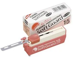 Feather - 15 Professional Blades Soft guard