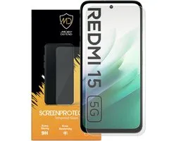 Protection d'écran Xiaomi Redmi 15 5G - MobyDefend Case-Friendly Screensaver - Glas trempé - Plaque de verre Convient pour : Xiaomi Redmi 15 5G