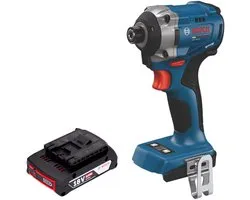 Bosch GDR 18V-215 Professional accu-slagschroevendraaier 18 V 215 Nm 1/4" borstelloos + 1x accu 2,0 Ah - zonder oplader