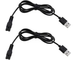Oplaadkabel Trimmer 5V - USB - Vervangend onderdeel - Geschikt voor Brio Beardscape en andere scheerapparaten