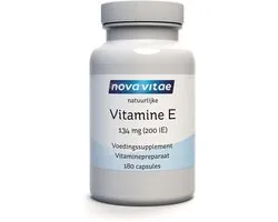 Nova Vitae - Vitamine E - 200 IE - Tocoferol - 180 capsules