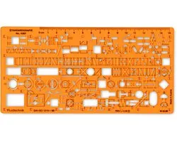 Sjabloon Standardgraph voor hydraulische en pneumatische bedienings- elementen - SG-4367