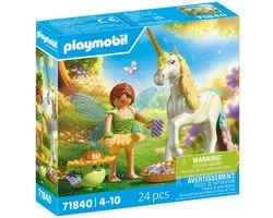 PLAYMOBIL | Magische Eenhoorns | Verzamelbare Eenhoorn Regenboogbloem met Fee | Perfect cadeau voor kinderen vanaf 4 jaar accessoires & magische details | Perfect cadeau voor kinderen vanaf 4 jaar | 71840