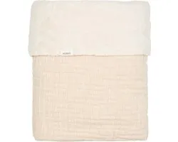 Koeka Couverture de Berceau Teddy Rivoli White Chaud 75 x 100 cm