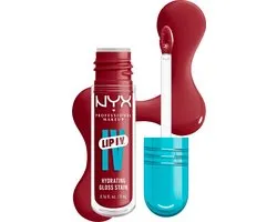 NYX Professional Make Up Lip IV 10 Berry Thirsty Hydraterende Lipgloss - Tot 12 uur hydratatie - Verrijkt met Magnesium, Vitamine B12 en Kokoswater - 5ml