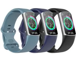 Astorgos Sport Bands Compatible with Fitbit Charge 6/Charge 5, S/M, 3 Pack - ShopVlot