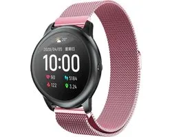 Xiaomi Haylou Solar Milanese band - roze - 46mm