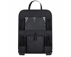 Autostoel Organizer - Achterbank Organizer met Tablethouder - Meerdere Opbergvakken - 40 x 60 cm - Zwart