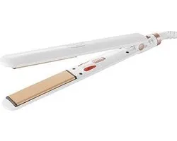 Adler AD 2317 haarstyler Stijltang Stoom Wit 35 W